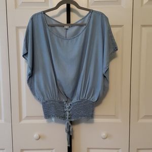 Venus Gathered Tie Waist Blouse